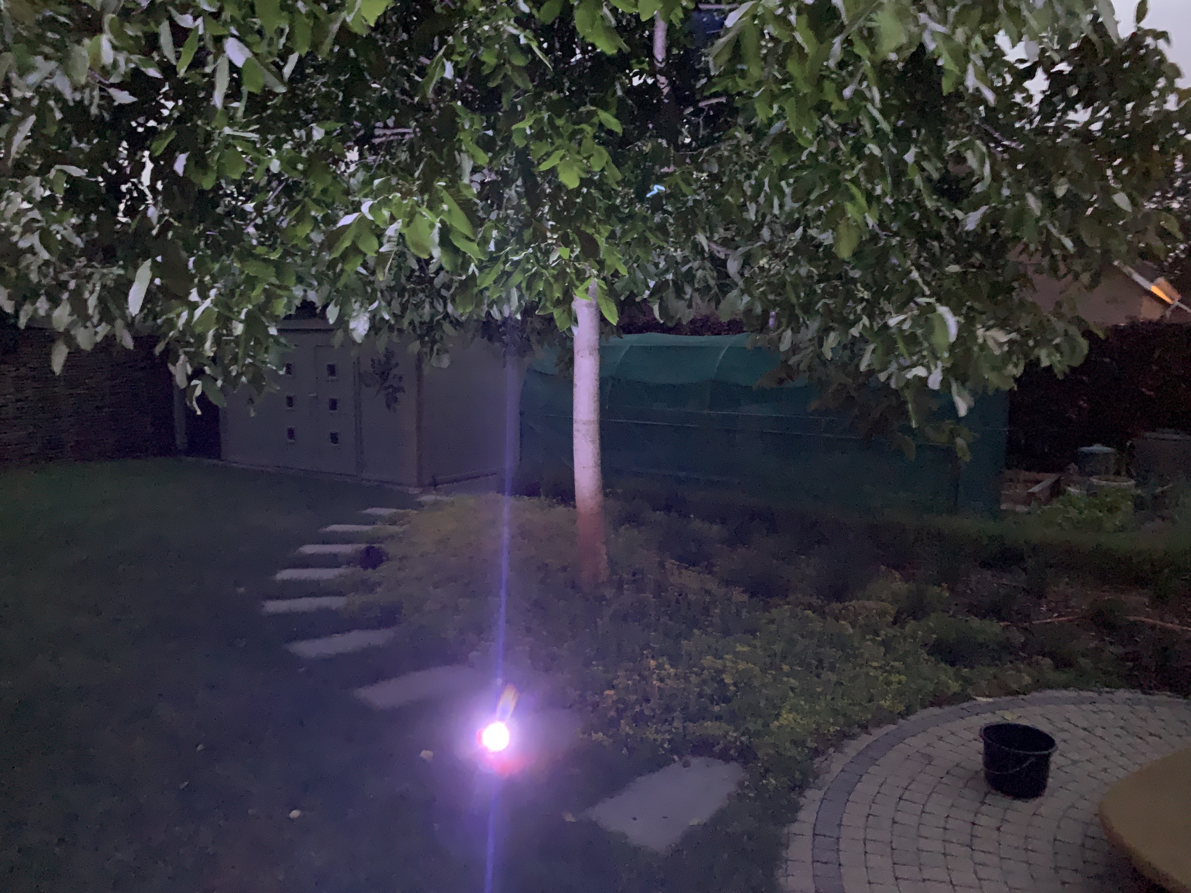 Rescue device strobe light